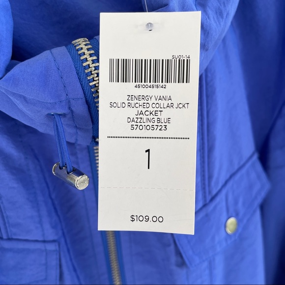 Blue Zenergy Jacket/!Windbreaker - Picture 7 of 9